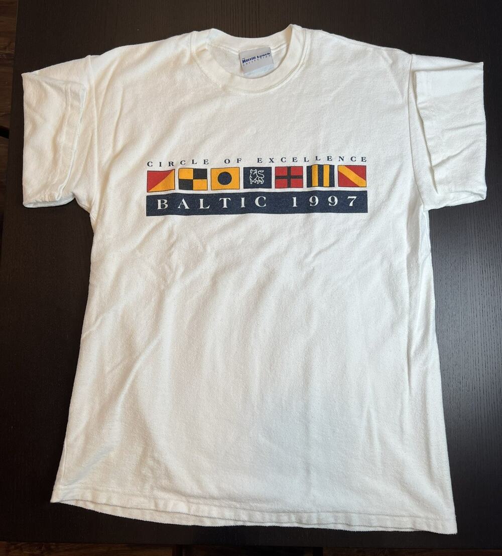 Vtg 90s RARE Merrill Lynch Circle of Excellence Shirt Men’s T-Shirt Large 1997